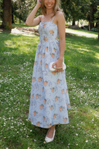 Provence Bloom Maxi Dress