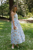 Provence Bloom Maxi Dress
