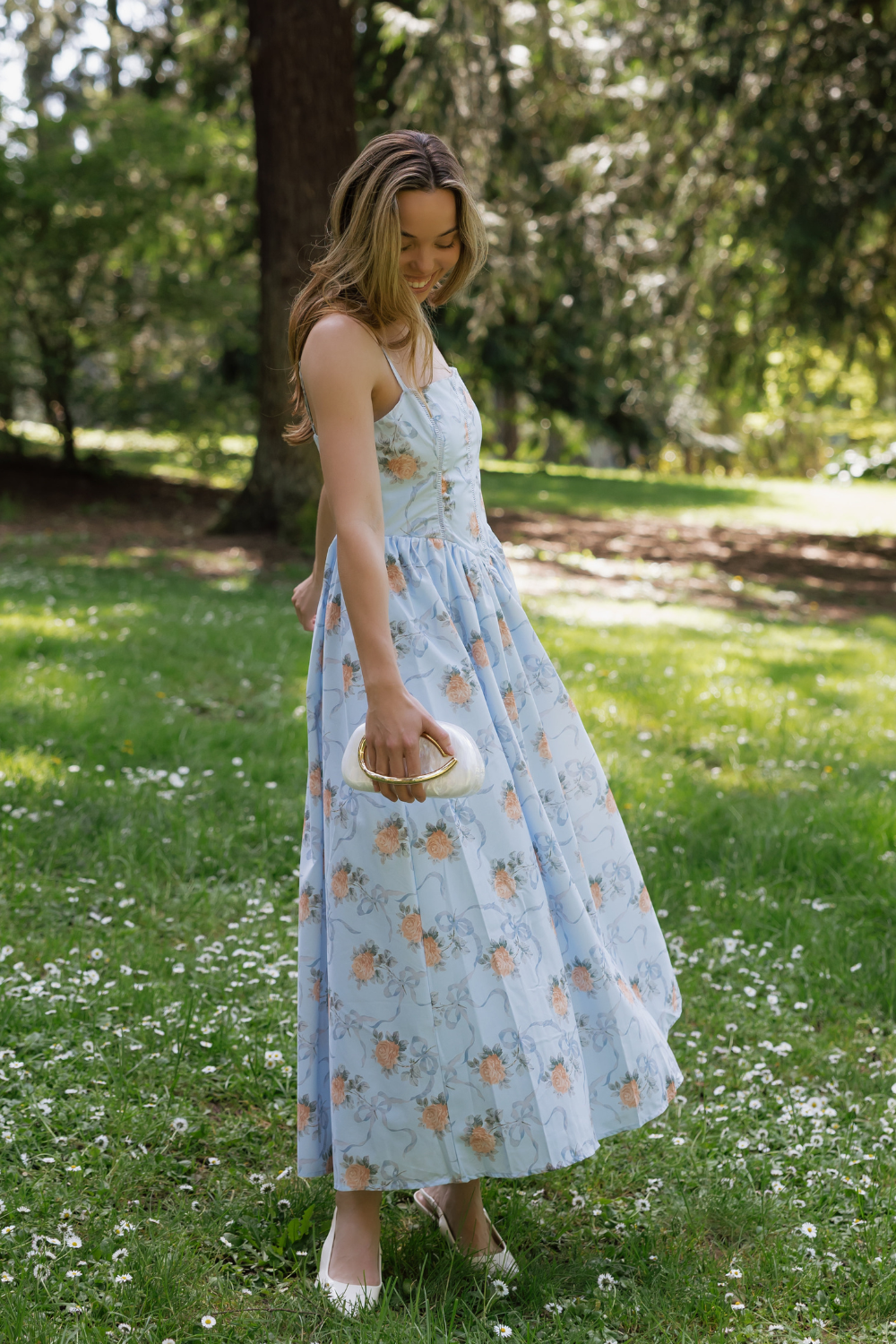 Provence Bloom Maxi Dress