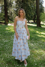 Provence Bloom Maxi Dress