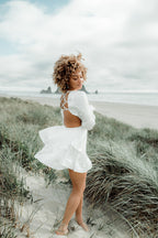 Rya White Silky Cutout Mini Dress - FINAL SALE