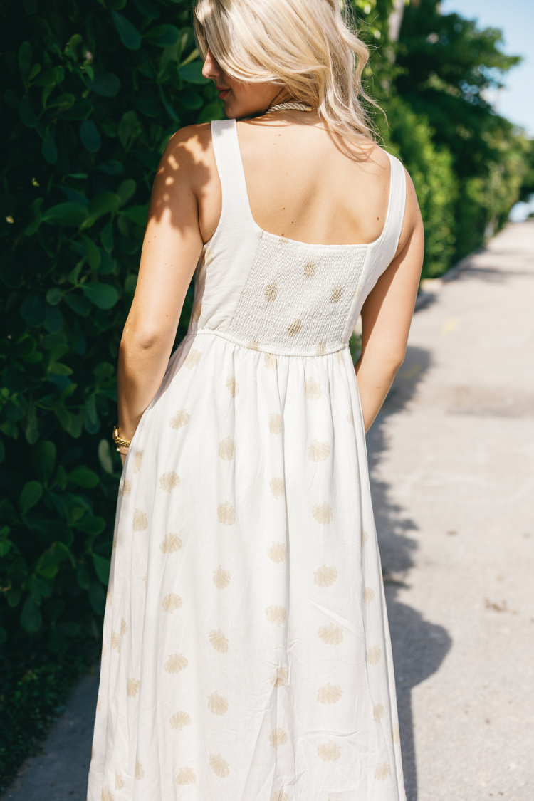 Seashell Society Midi Dress