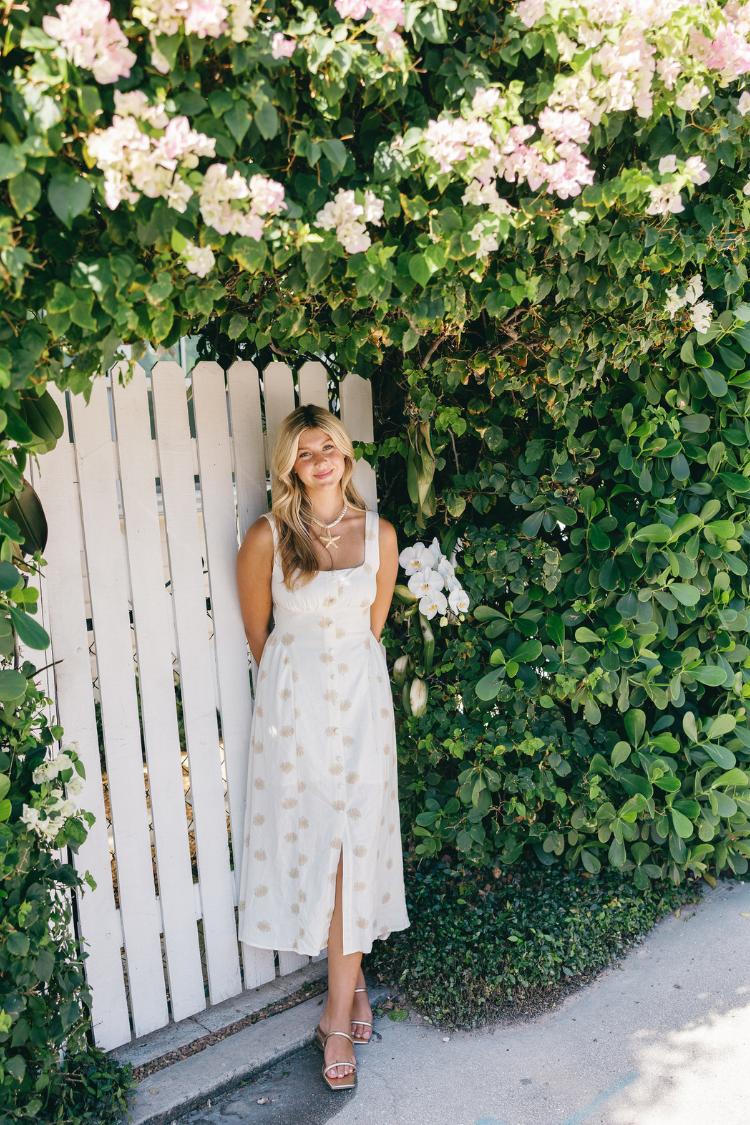 Seashell Society Midi Dress