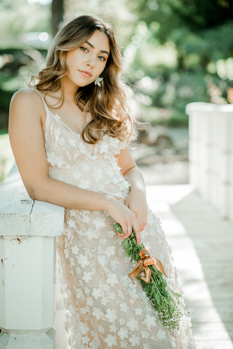 Simone 3D Floral Maxi Dress
