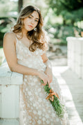Simone 3D Floral Maxi Dress