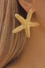 Starfish Gold Earrings