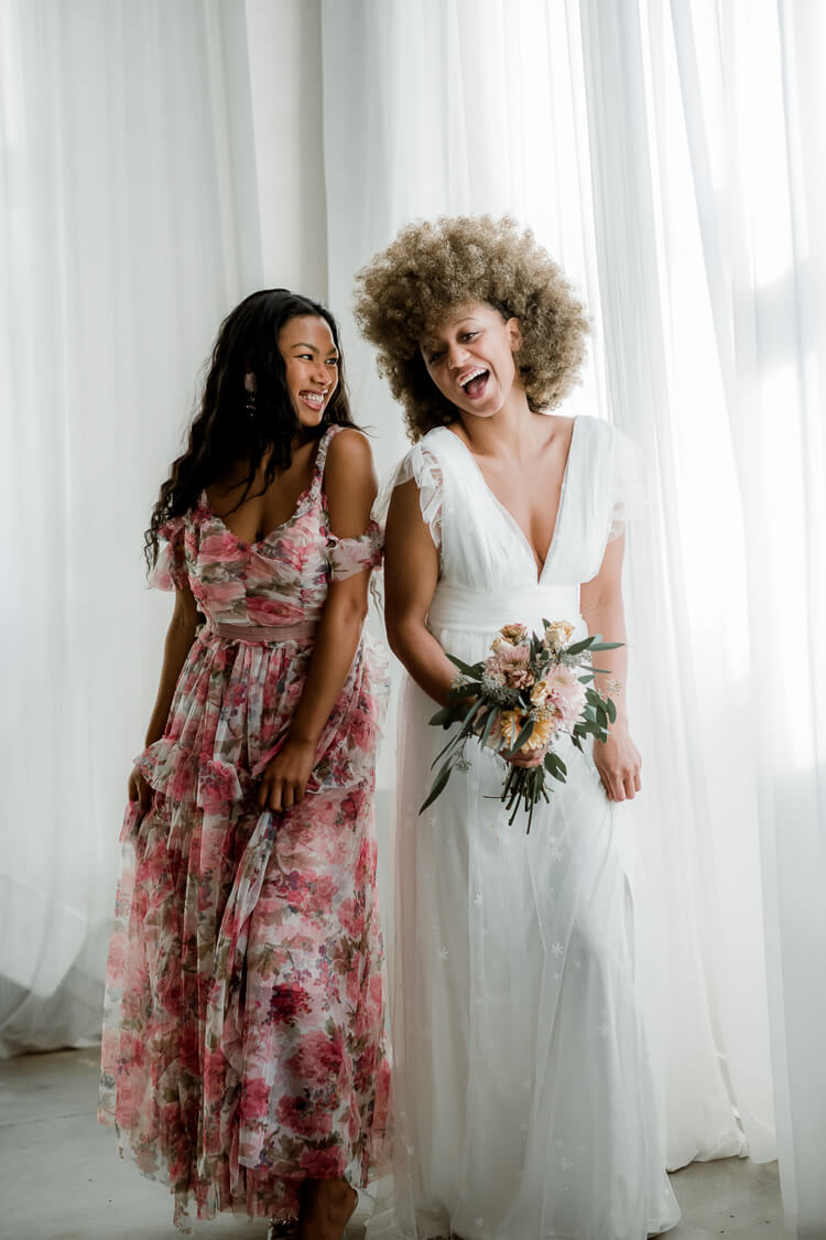 Starry Eyed Glitter Star Mesh Maxi - White