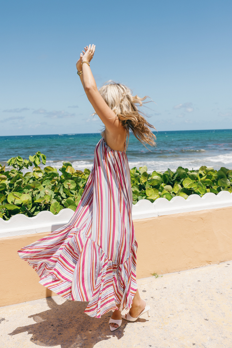 The Paloma Stripe Maxi Dress
