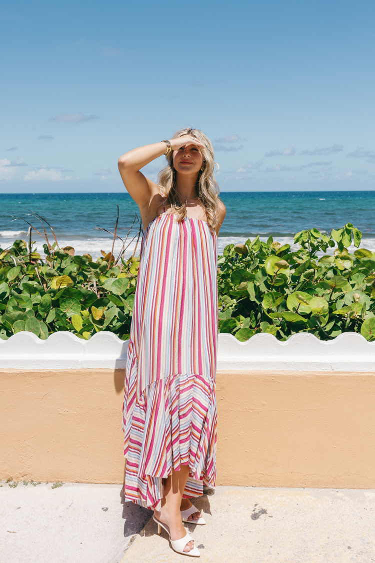 The Paloma Stripe Maxi Dress