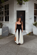 Trocadero Black and White Maxi Dress