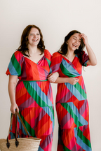 Riviera Maya Rainbow Maxi Dress - FINAL SALE