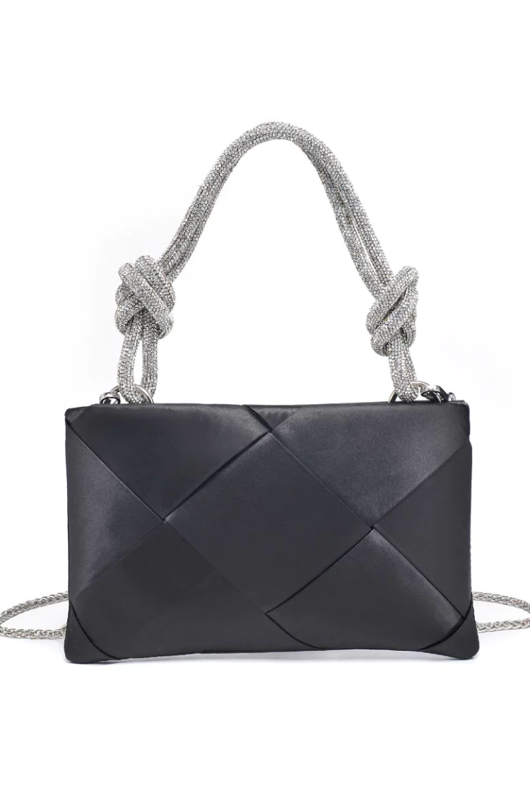 Valkyrie Black Evening Bag