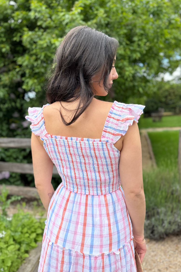 Vero Check Midi Dress - FINAL SALE