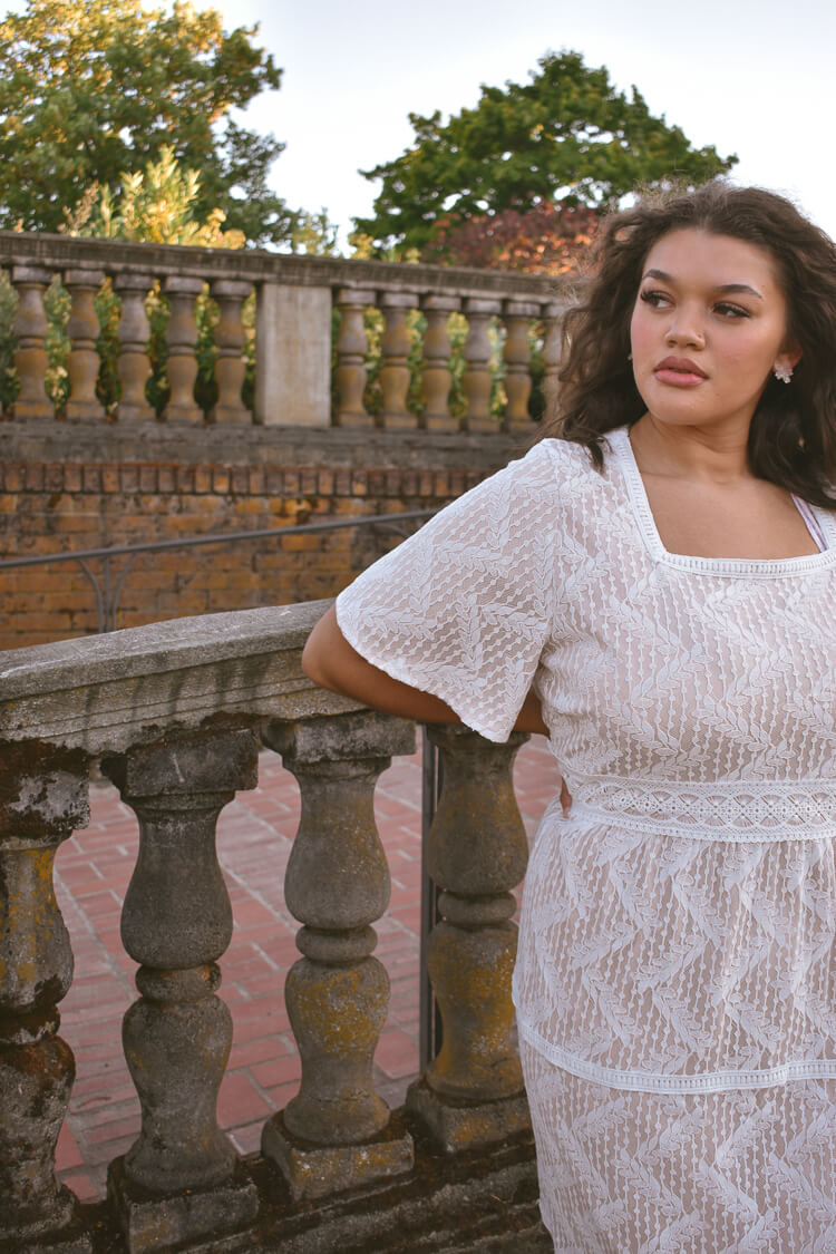 Vittoria Lace Midi Dress