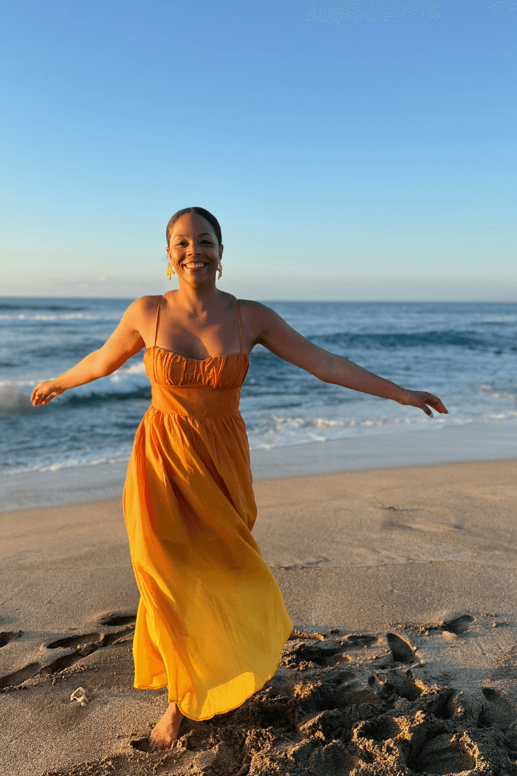 Wailea Sunset Ombre Maxi Dress - Orange - FINAL SALE