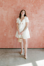 Lottie Eyelet Mini Dress - FINAL SALE