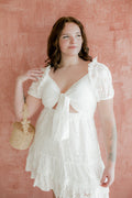 Lottie Eyelet Mini Dress - FINAL SALE
