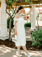 Hayley Off-the-Shoulder Ruffle Tiered Mini Dress - FINAL SALE
