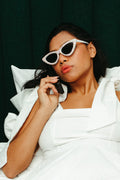 Rhinestone Cat Eye Sunglasses