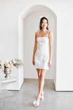 Colette Mini Dress with Pearl Detail