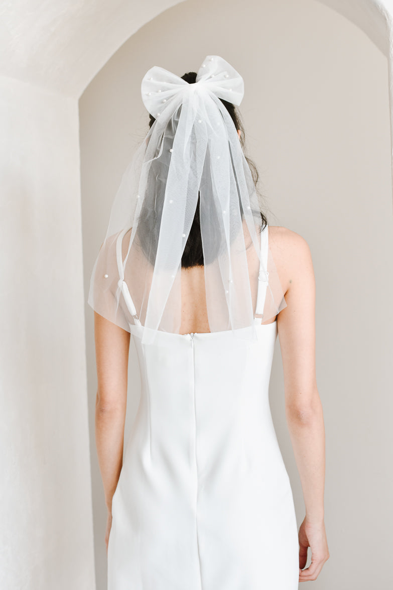 Colette Mini Dress with Pearl Detail