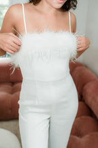 Isolde Feather Jumpsuit