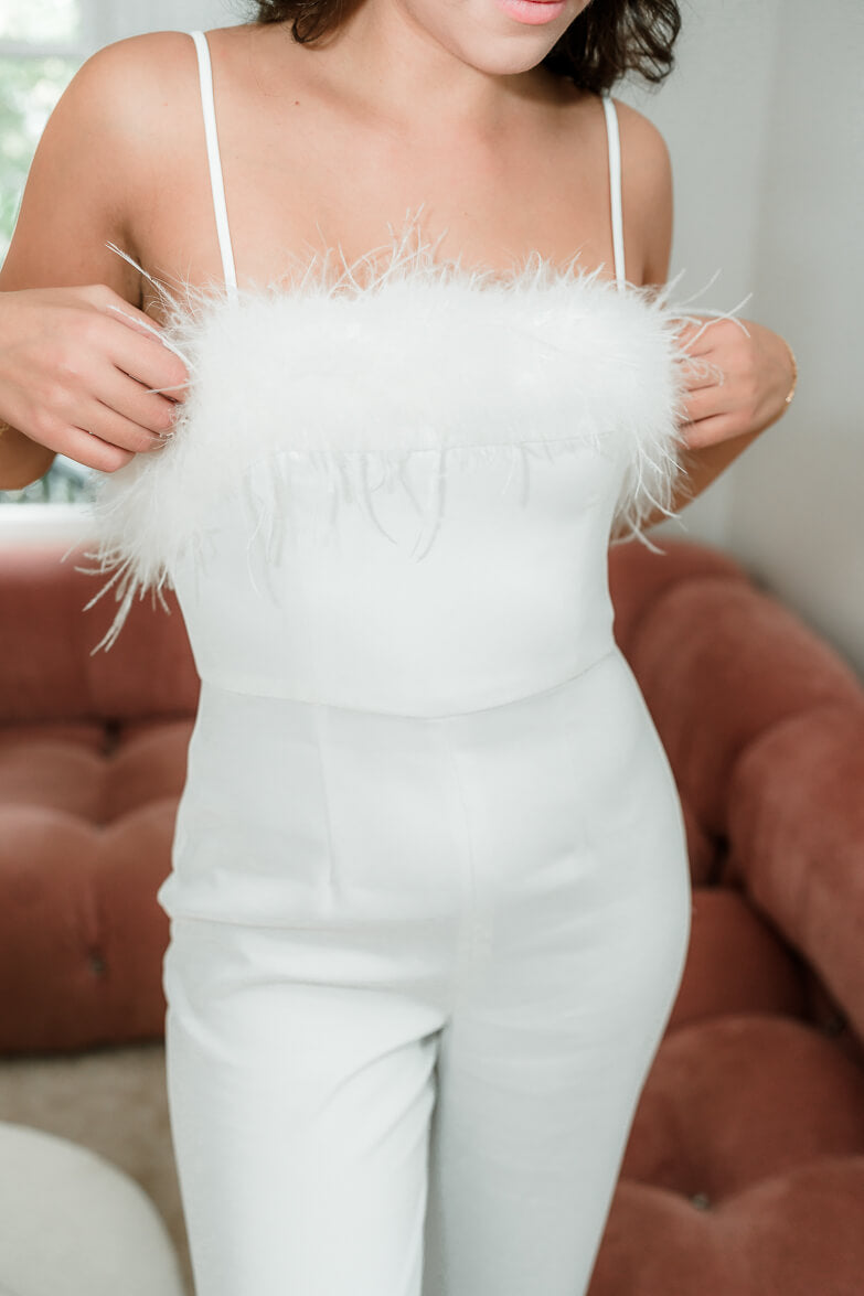 Isolde Feather Jumpsuit