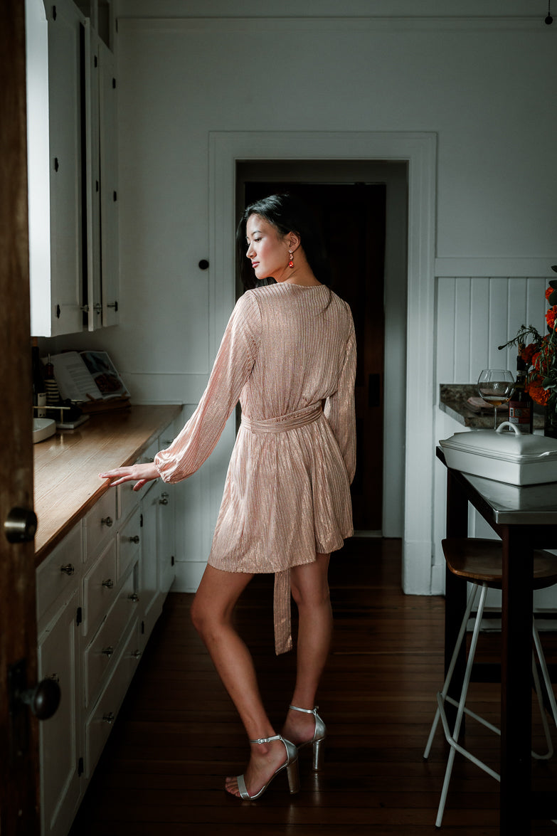 Lauren Metallic Knit Mini - FINAL SALE