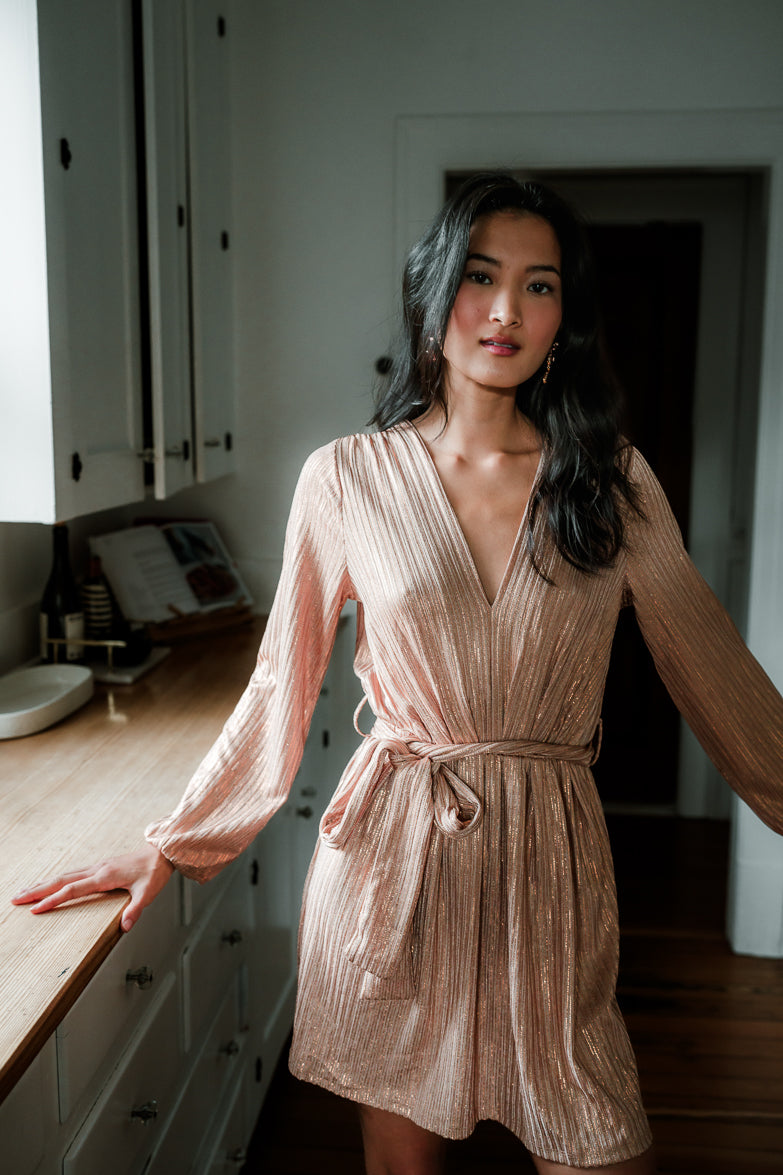 Lauren Metallic Knit Mini - FINAL SALE