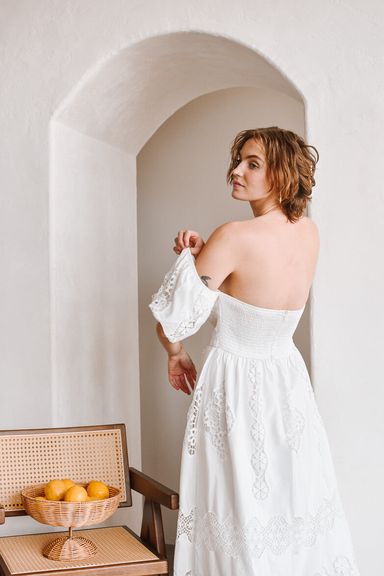 Mustique Off the Shoulder Maxi Dress - FINAL SALE