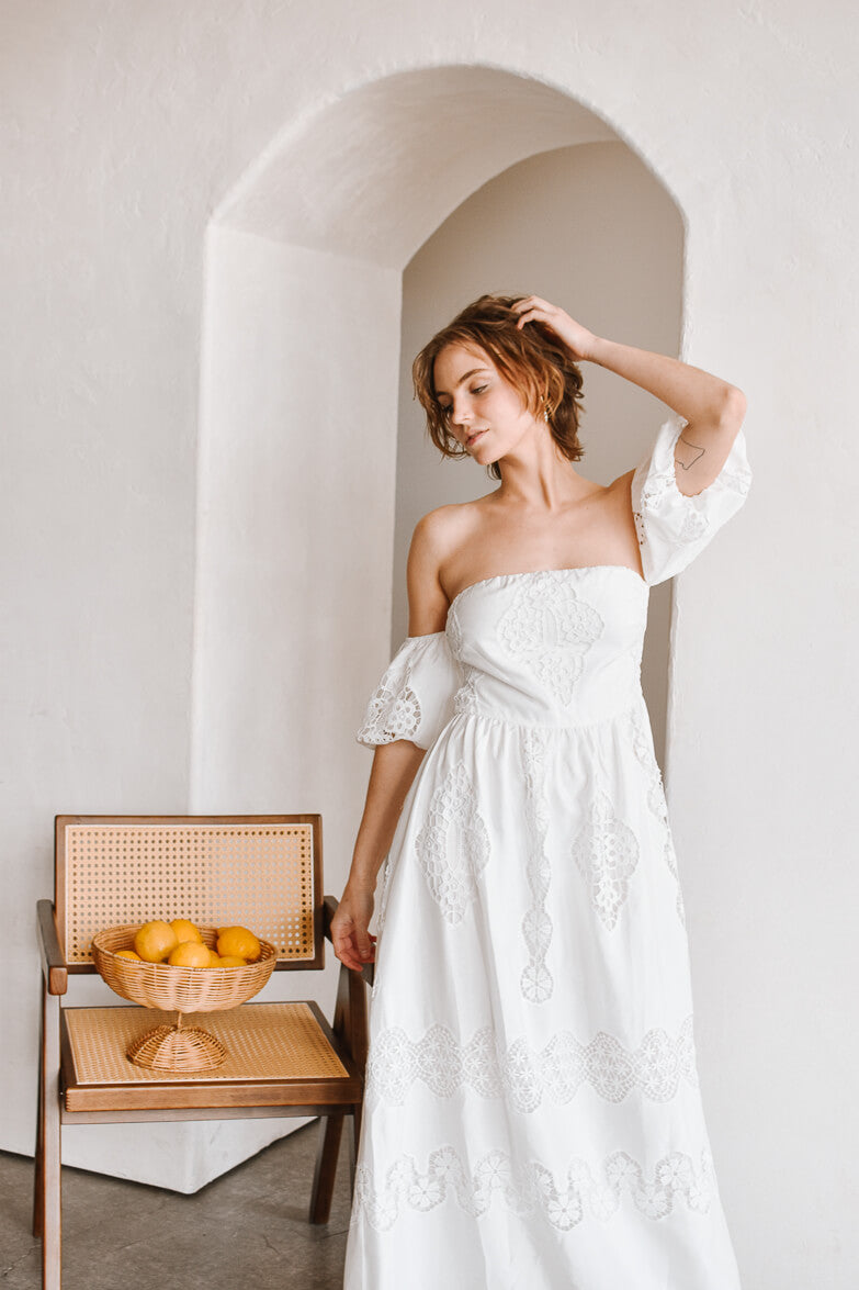 Mustique Off the Shoulder Maxi Dress - FINAL SALE
