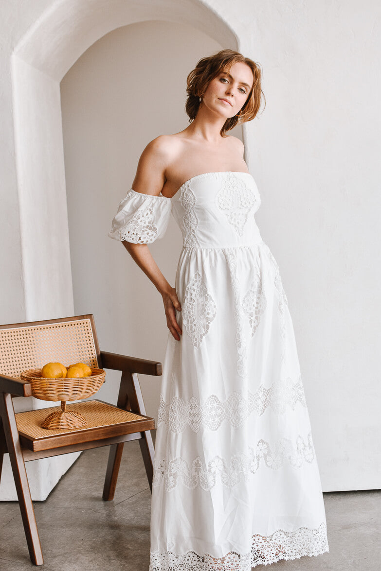 Mustique Off the Shoulder Maxi Dress - FINAL SALE
