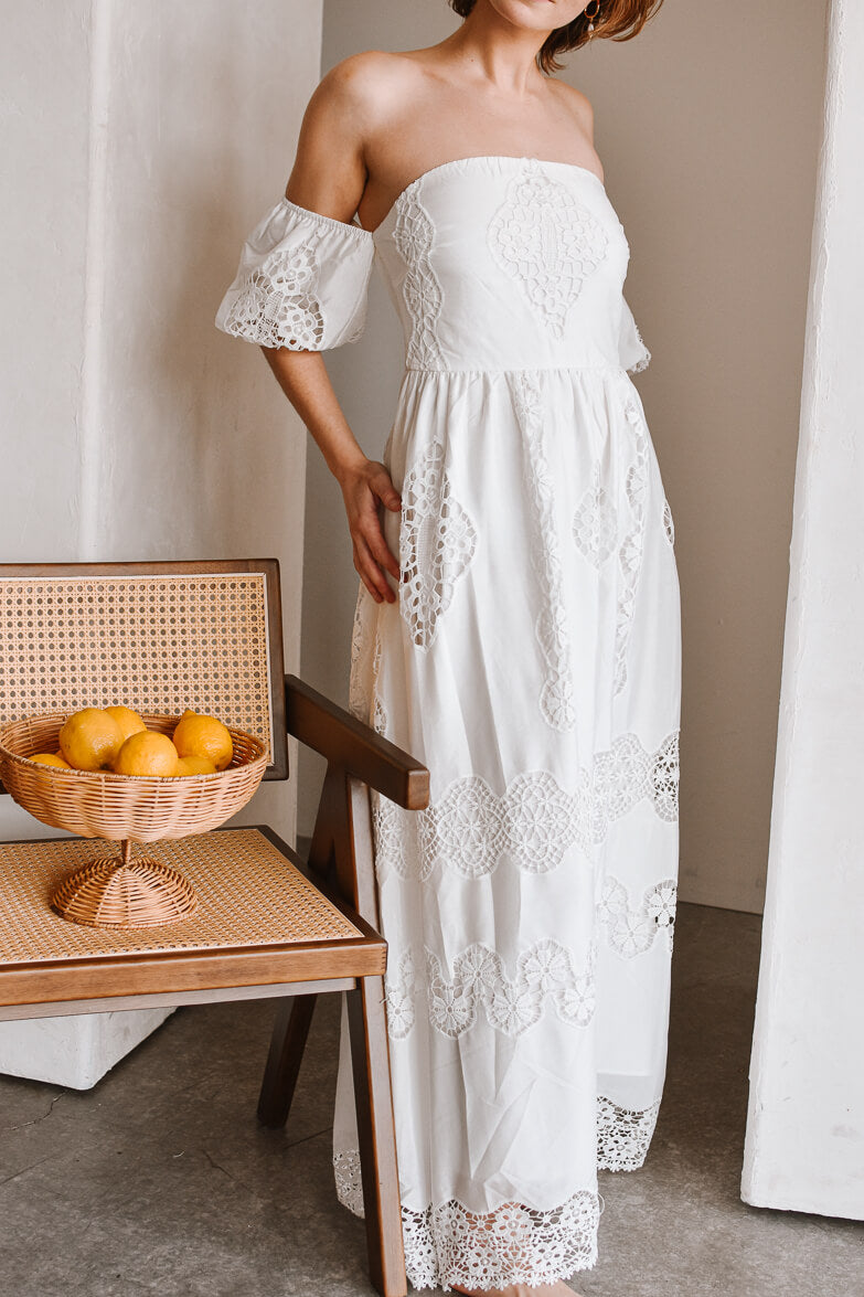 Mustique Off the Shoulder Maxi Dress - FINAL SALE