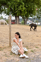 Nell Bow Print Maxi Dress - FINAL SALE