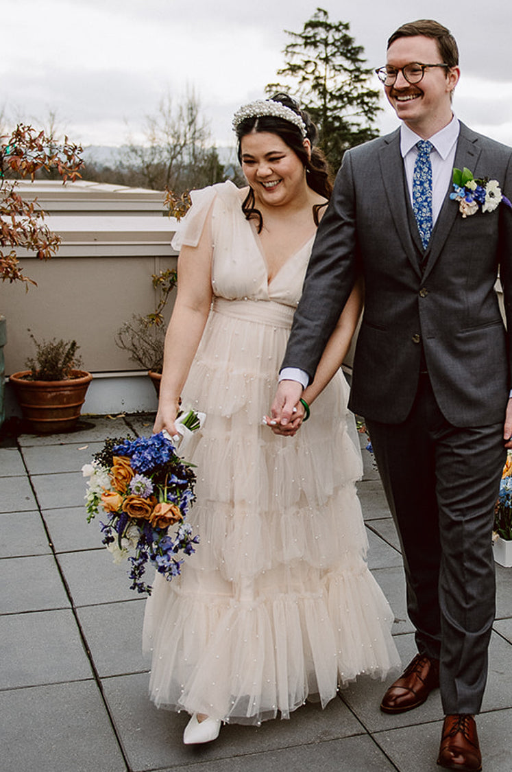 Perla Tulle Tiered Maxi Dress - FINAL SALE