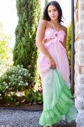 Byron Bay Ombre Cutout Maxi Dress