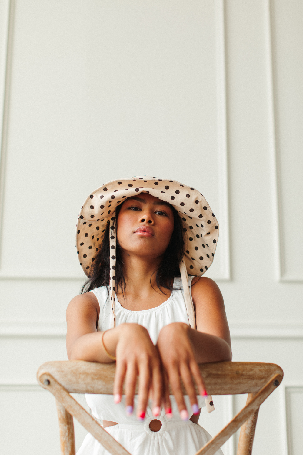 Mandy Polka Dot Bucket Hat