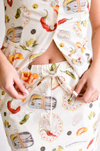 Praiano Food Print Maxi Skirt - FINAL SALE
