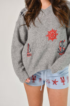 Seaside Stroll Embroidered Shorts