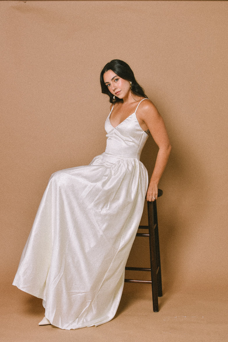 Seraphine Basque Waist Cream Bridal Gown