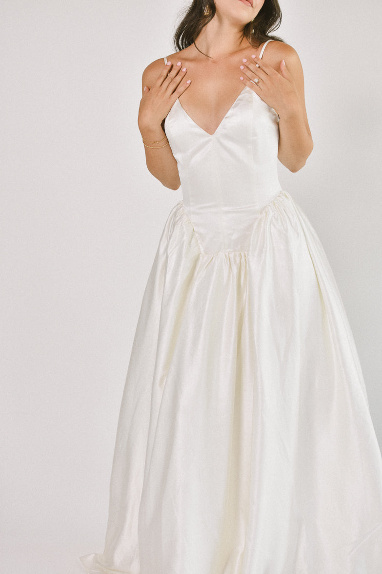 Seraphine Basque Waist Cream Bridal Gown