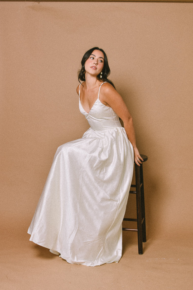 Seraphine Basque Waist Cream Bridal Gown