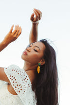 Italian Summer Off-the-Shoulder Eyelet Midi Dress - FINAL SALE