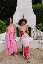 That Girl Floral Mesh Maxi Dress