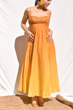 Wailea Sunset Ombre Maxi Dress - Orange - FINAL SALE