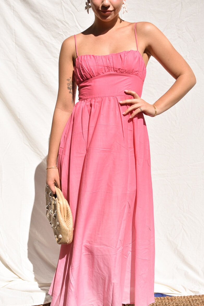 Wailea Sunset Ombre Maxi Dress - Pink