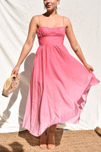 Wailea Sunset Ombre Maxi Dress - Pink