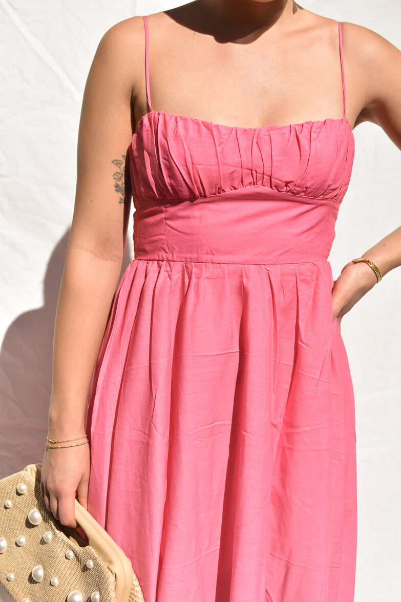 Wailea Sunset Ombre Maxi Dress - Pink