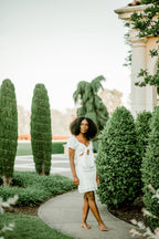Ives Front Tie Mini Dress