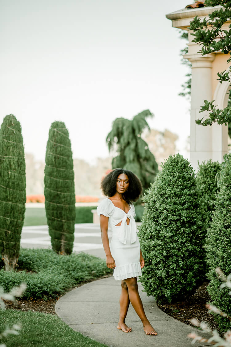 Ives Front Tie Mini Dress